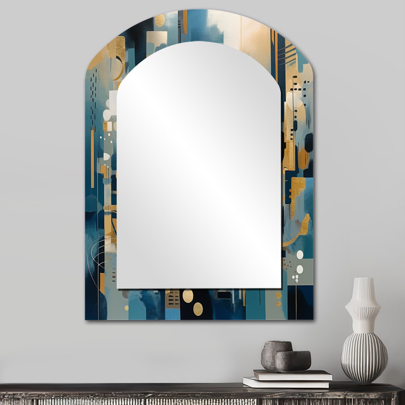 Transcendent Reality IV - Miroir décoratif sur arche Paysages, 34 po x 25 po