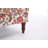 Accent Upholstered Chair with Retro Wood Legs
