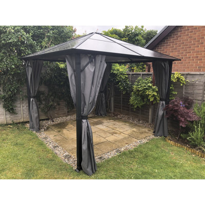 Edicott 4m x 3m Steel Patio Gazebo
