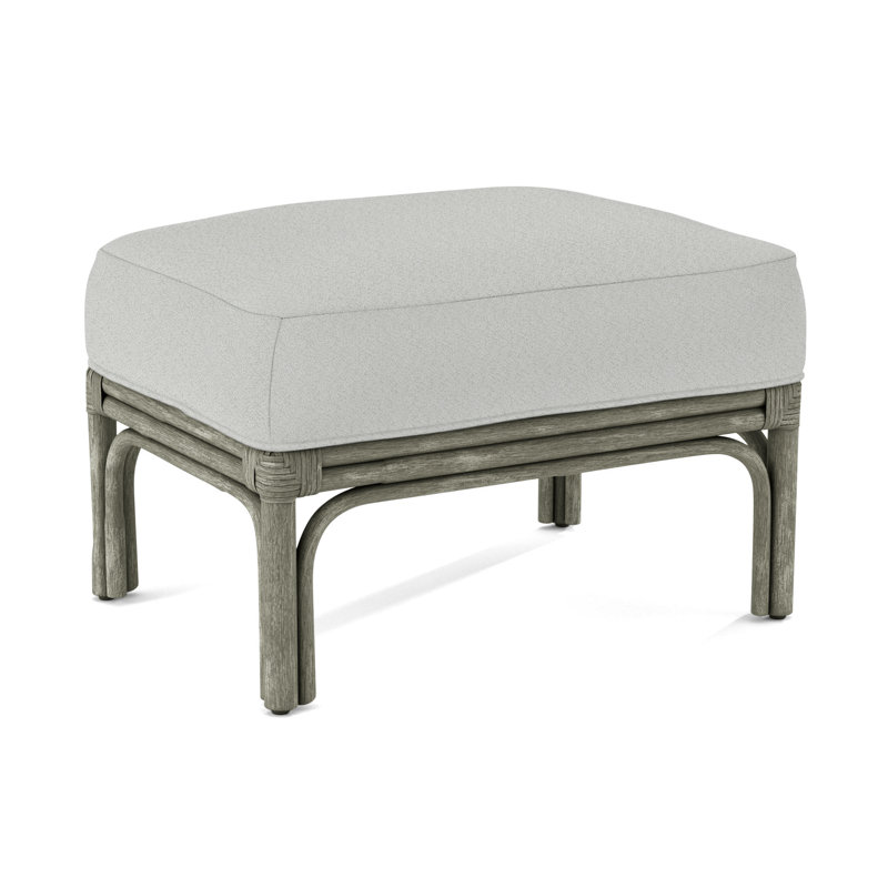 Boca Ottoman, Greystone, Elite Ivory; 0321-91
