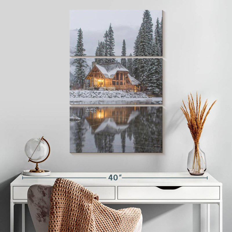 Chalet d'hiver Lilie, H 32 po x l 20 po