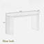 Console avec rayures verticales uniques et design incurvé -839224455