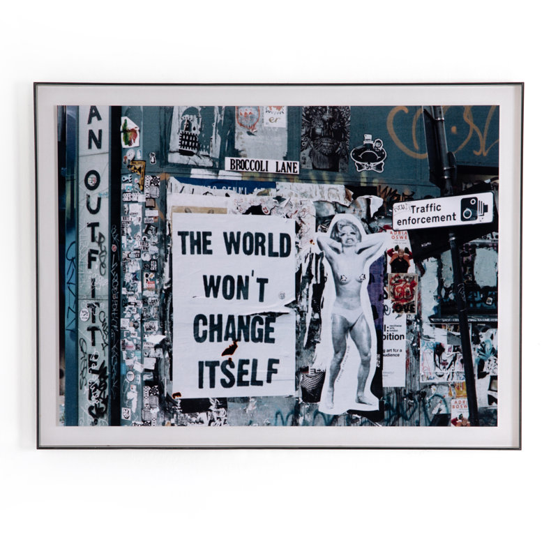 World Wont Change Itself Print by Annie Spratt