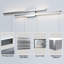 Éclairage pour meuble-lavabo à 2 lumières réglables en nickel forgé à 3 lumières 36K / 3000K / 5000K 3CCT-1328950686-1322001493