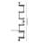 6-Tier Book Shelf Wall-Mounted Book Storage Rack  Book Storage Rack