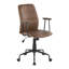 Chaise de bureau en similicuir espresso-1397431566