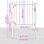 155 cm W Gate Fencing