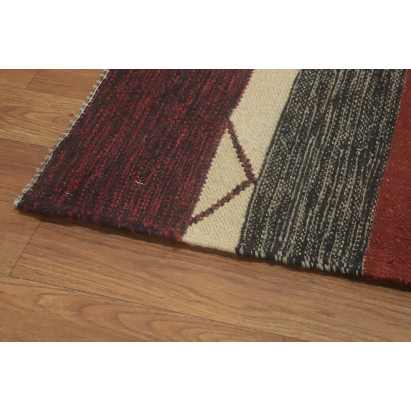Tapis carré kilim à teinture végétale 12 x 12