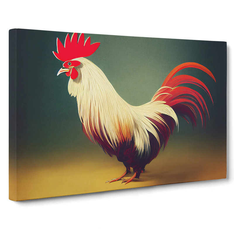 Euphoric Rooster - Wrapped Canvas