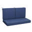 Ensemble de coussins de siège d'extérieur pour causeuse pour meubles de patio, ensemble de 2 coussins de remplacement imperméables
