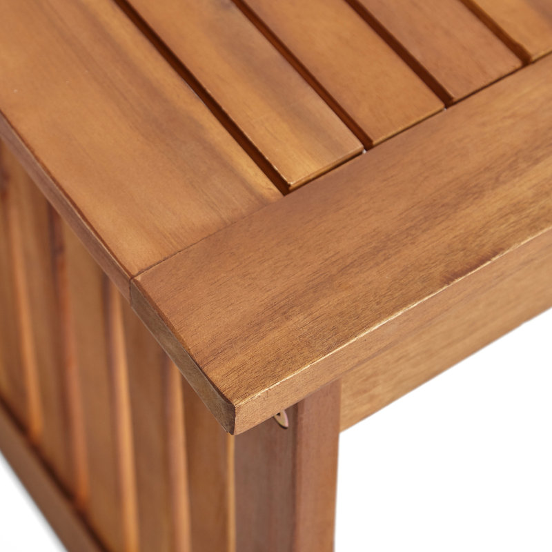 Hand Crafted Wood Coffee Table, Brown Patina With Antique Bronze Accents, 40" X 24" 17.73 Table For Outdoor Use,