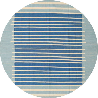 Tapis abstrait gris / bleu ciel