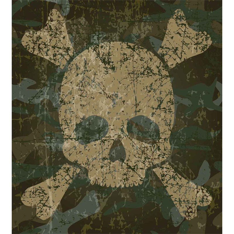 Camo Modern & Contemporary Polyester Duvet Cover, Queen