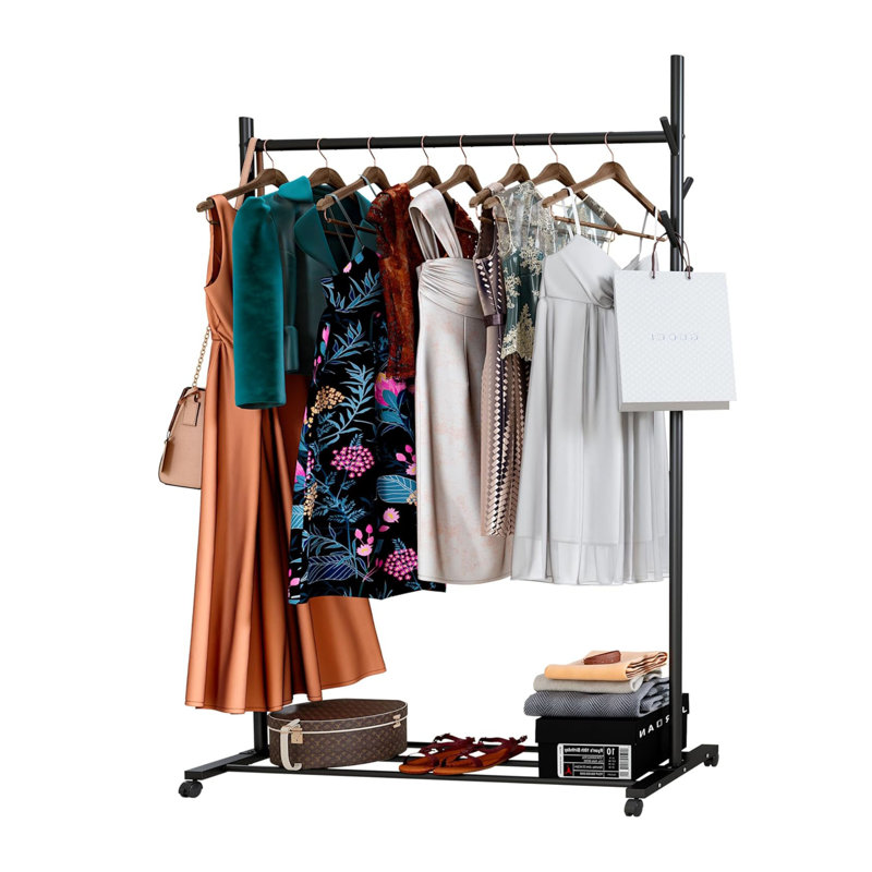 100cm Rolling Clothing Rack