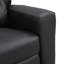 Fauteuil inclinable pour enfants, PVC noir