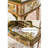European style painted book desk and chair set