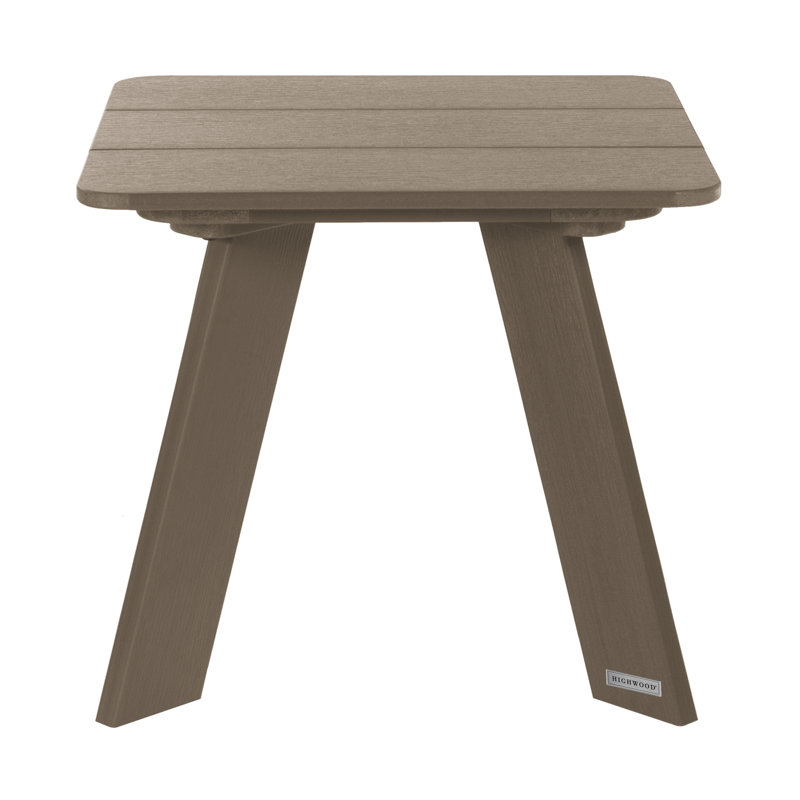 Byrnes Square Outdoor Side Table , 17.8'' in. W 17.8'' in. D, Woodland Brown