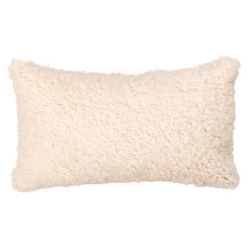 Coussin Crossbreed Moonlight, Blanc cassé, H 12 po x l 22,5 po, Rectangle