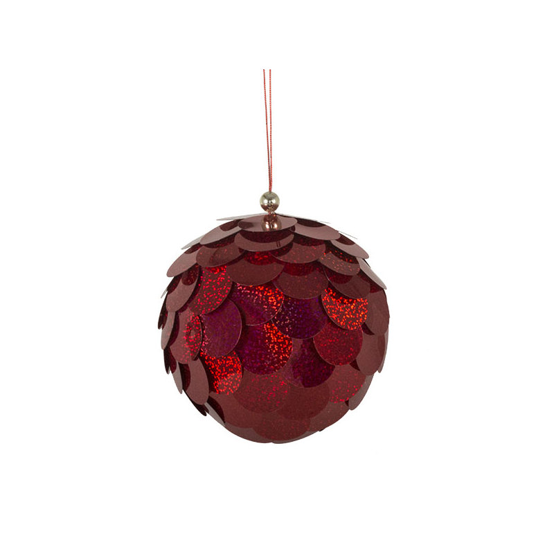 15cm Bauble, Red