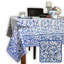 Nappe en coton à motif floral-605359264