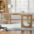 Fitzgerald L-Shaped Computer Desk with Power Outlet