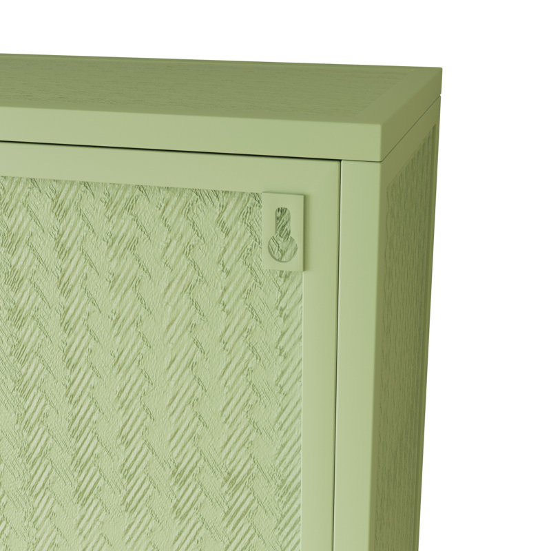 Armoire murale moderne 27,56 po à deux portes avec rangement à trois niveaux