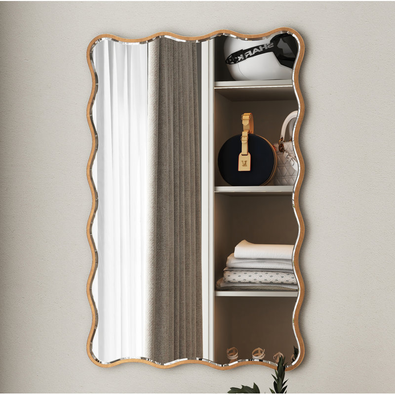 Eldora Gold Wall Mirror Bathroom Wall Mirror