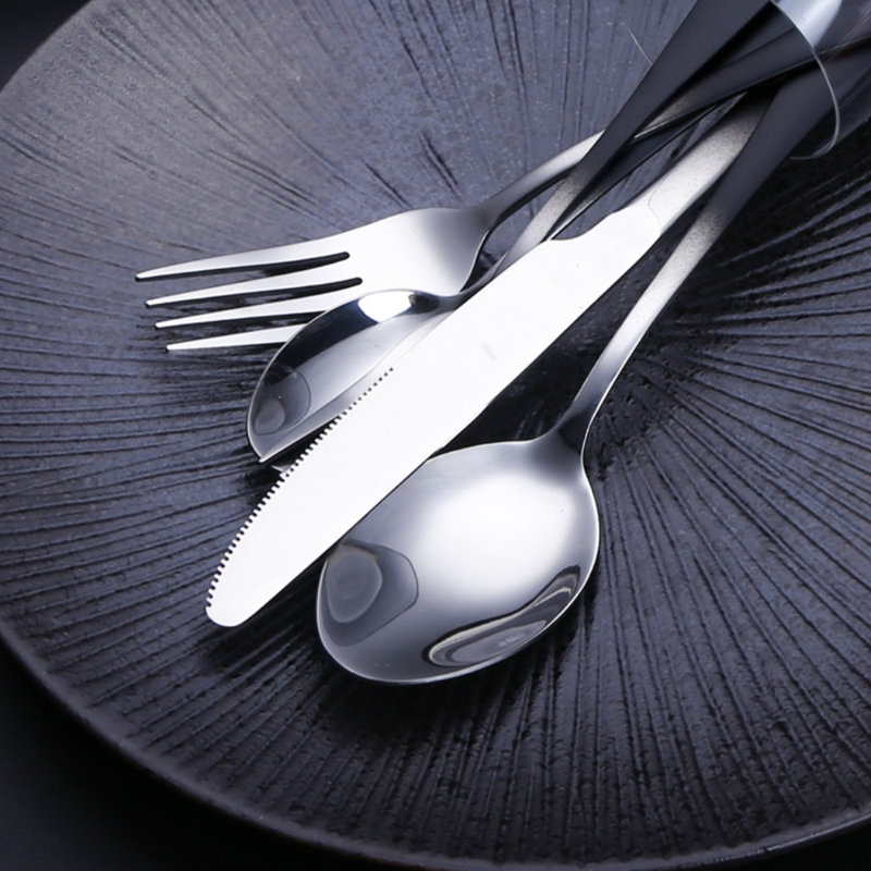 SC0GO Stainless Steel Flatware Set - Service for 4