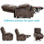 Fauteuil de massage inclinable électrique chauffant