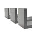 Harbour Housewares - Modern U Shaped Floating Wall Shelves - 42cm-79460211