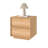 18.9" Wooden Nightstand with 2 Drawers-13483302