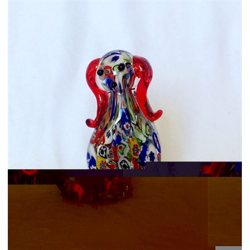 Art de chien en verre