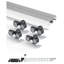 Bypass Door Hardware Bypass Closet Door Track Kit for 2 Door System-1369140060-1369140061