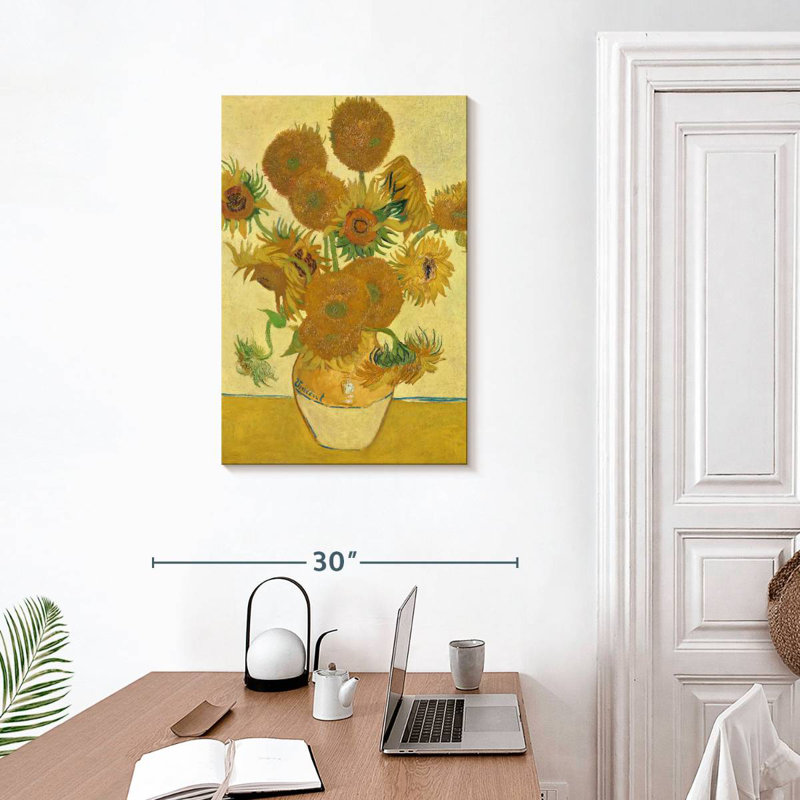 Harnek Sunflowers 1888, H 30 po x l 20 po