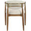Chaise de salle à manger rembourrée en tissu Riccio Performance-790394331-790394330