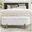 Banc de rangement repose-pieds ovale, pieds en bois d'hévéa (46 po x 17,7 po x 10,8 po)-1565984568