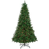 9' Pre-Lit Twin Falls Pine Artificial Christmas Tree Clear Lights