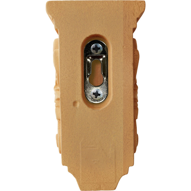 Support en bois / corbeau H 4,25 po x l 2,25 po x P 2,25 po, Chêne rouge