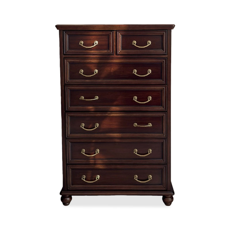 Buffet décoratif en bois de noyer foncé