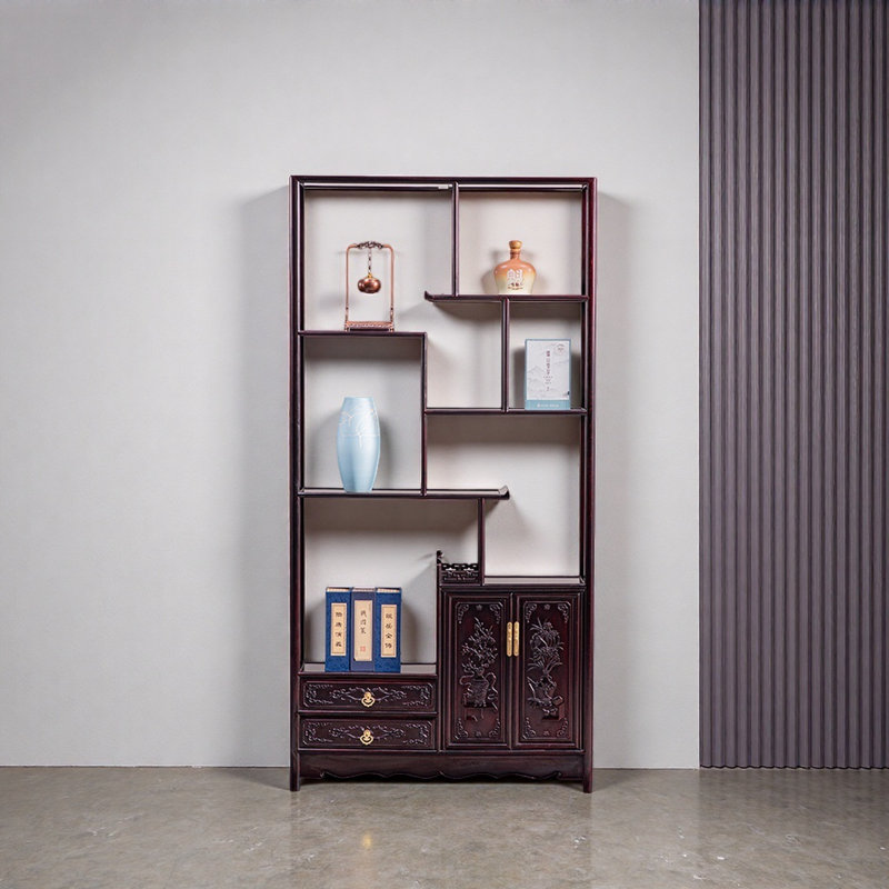 Nouvelle bibliothèque de style simple rétro chinois