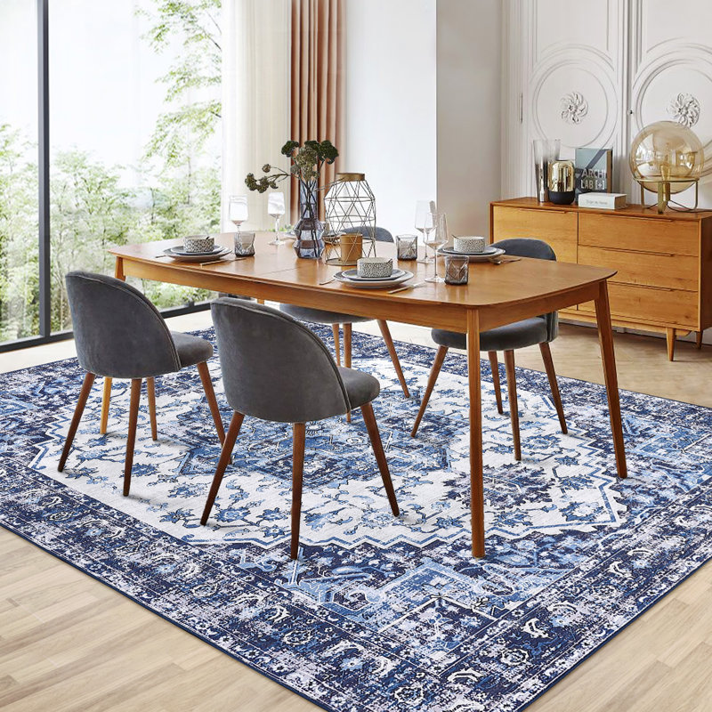 Tapis rectangulaire pour salon Alun, Rectangle 8 pi x 10 pi