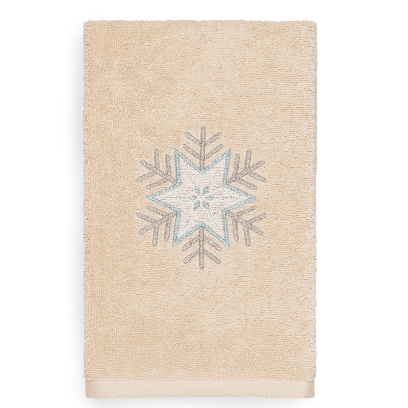 Christmas Midweight Hand Towel, Sand