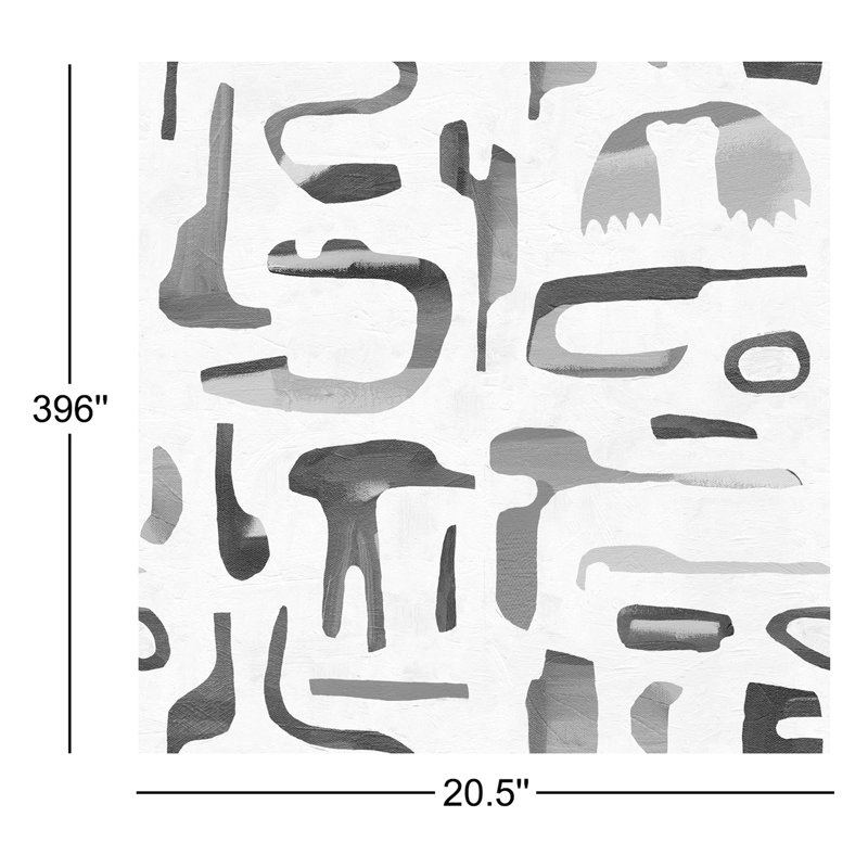 Susan Hable Abstract Wallpaper by Susan Hable, Brown/White