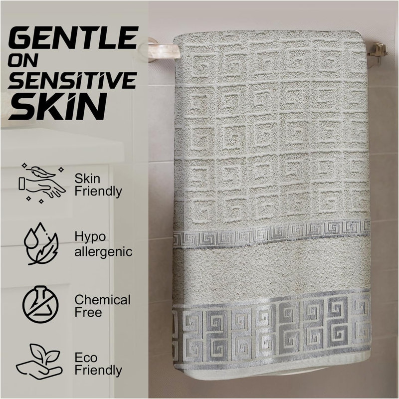 100% Cotton Ultra Light Bath Sheet, Grey