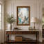 «Blue Marble Rock Spires and Gold Veins», art mural sur toile-1139173300