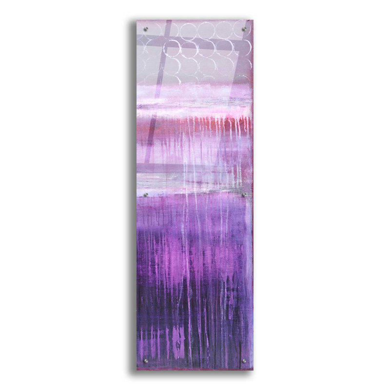 «Purple Rain II» par Erin Ashley, H 48 po x l 16 po x P 0,2 po