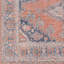Tapis oriental brûlé orange / bleu lavable à la machine Bria-257245561
