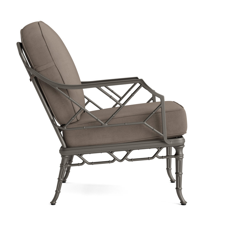 Calcutta Outdoor Lounge Chair, Fusion Clay, Mica