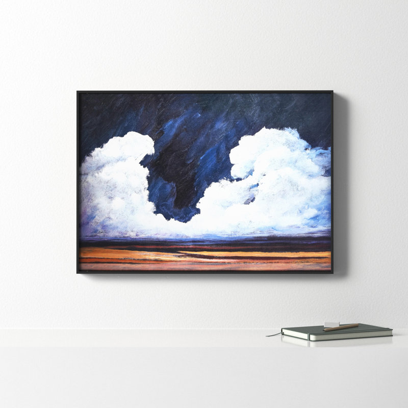 Shoreline Landscape in Metal Frame