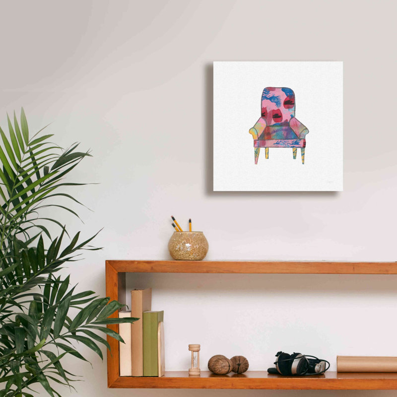 Kenyce Mod Chairs VII par Courtney Prahl, H 12 po x l 12 po x P 0,75 po